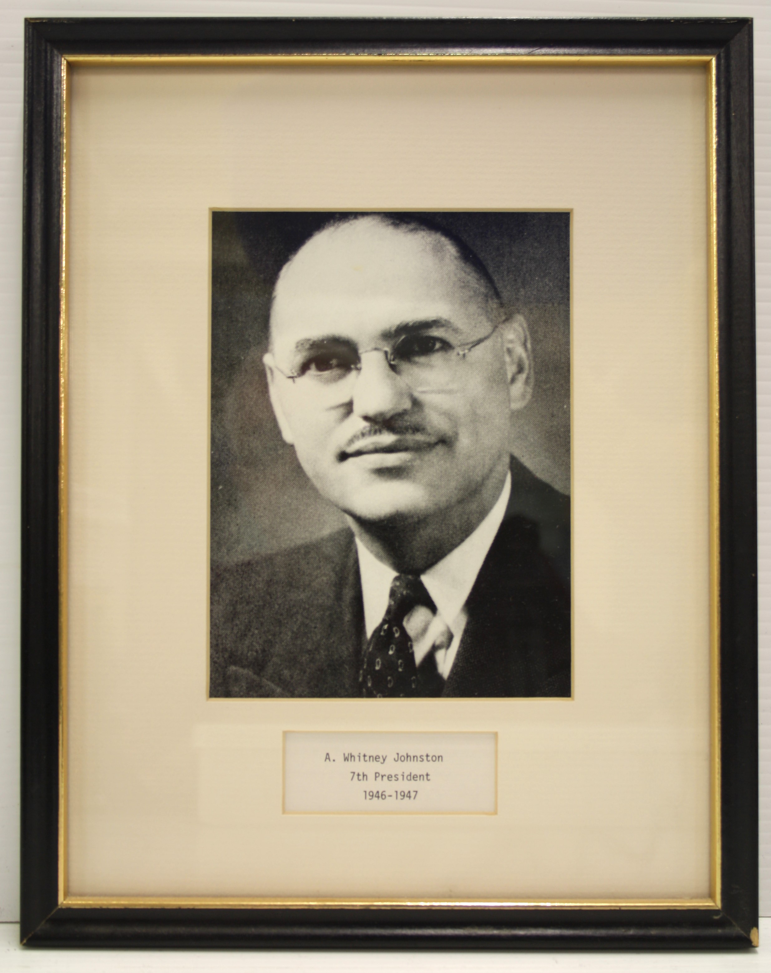 A. Whitney Johnston - 7th President