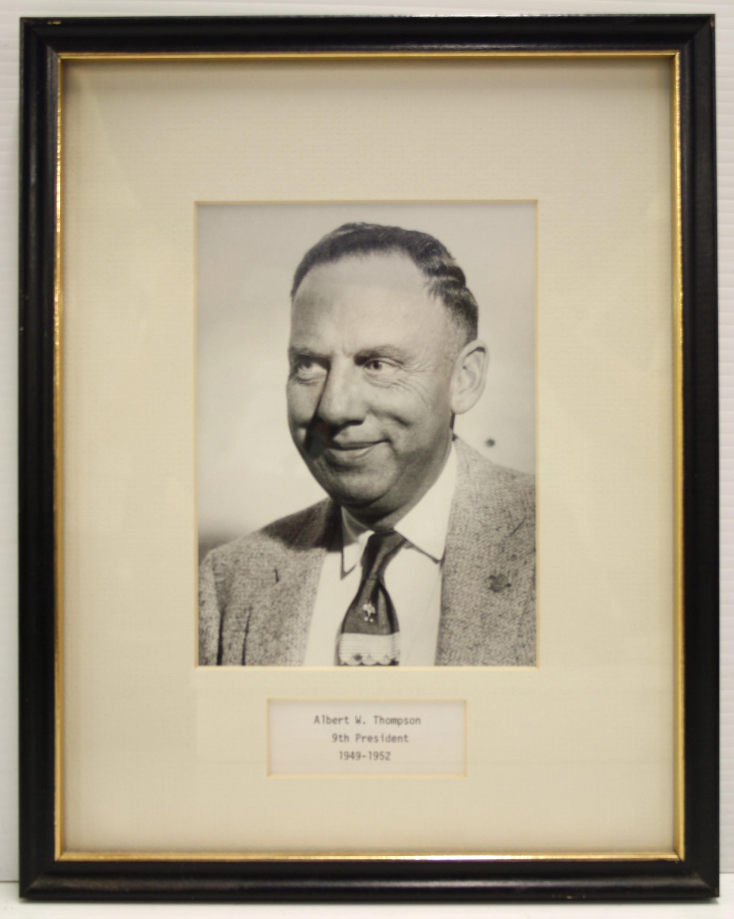 Albert W. Thompson - 9th President