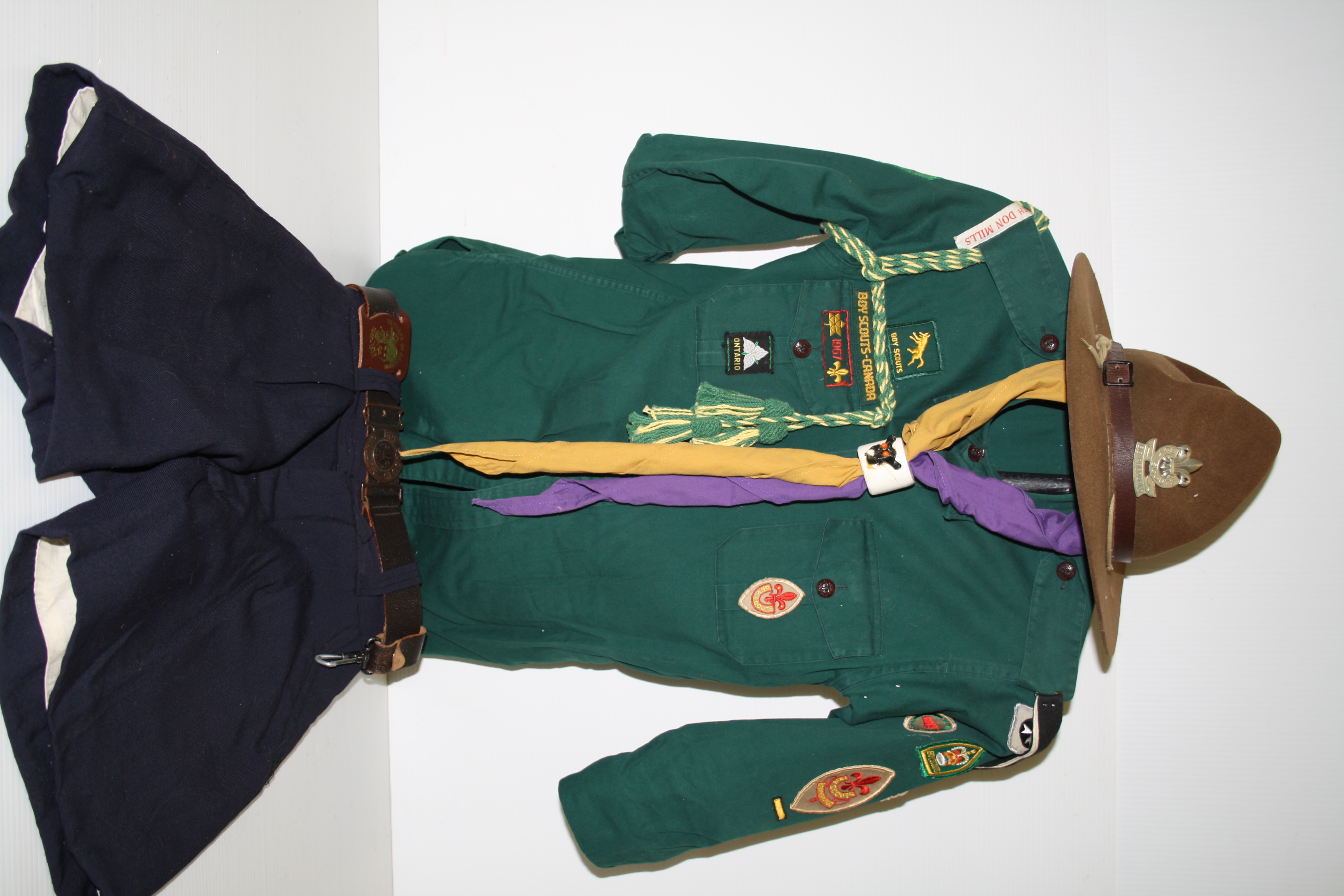 Boy Scouts Canada Uniform, Shorts, and Stetson