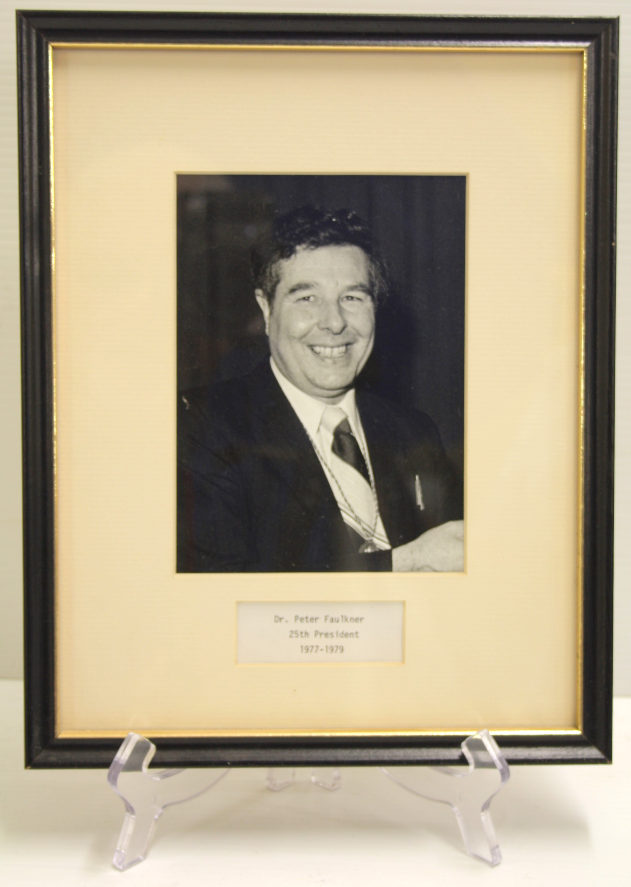 Dr. Peter Faulkner - 25th President