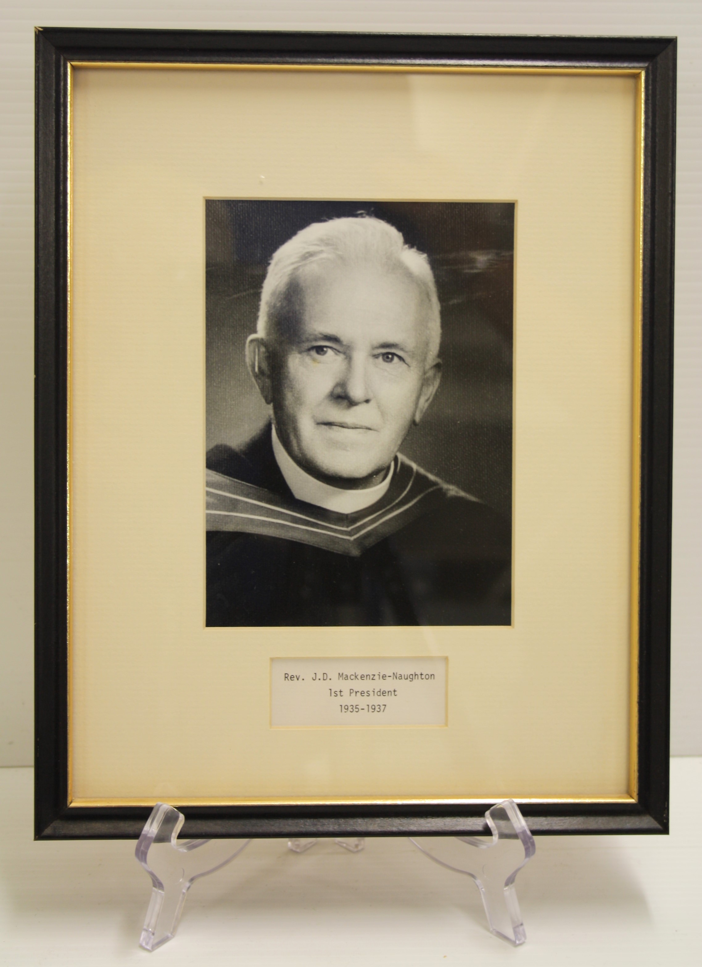 Rev. J.D Mackenzie-Naughton 1st President
