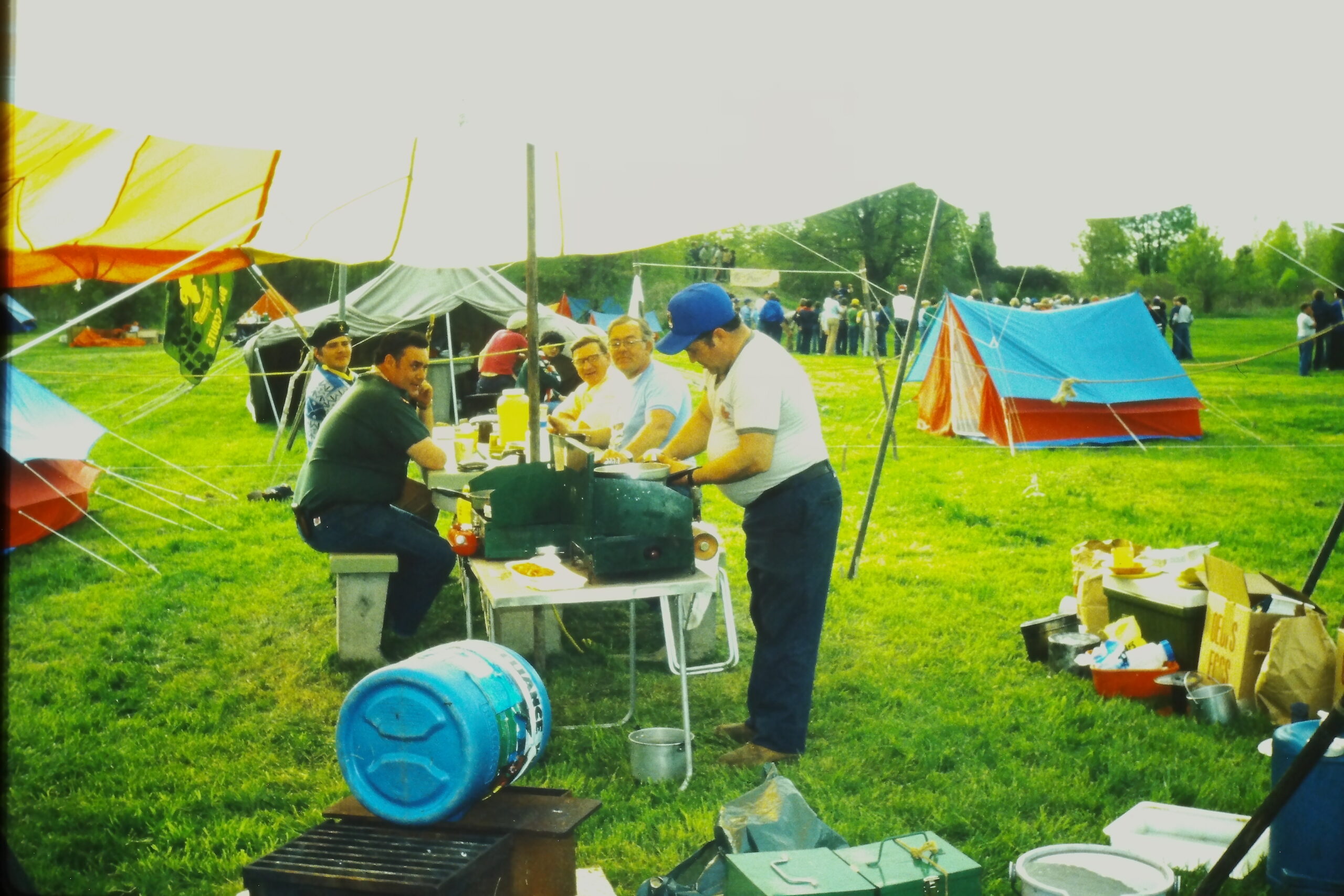 1st Portsmouth campsite with George Kinkley