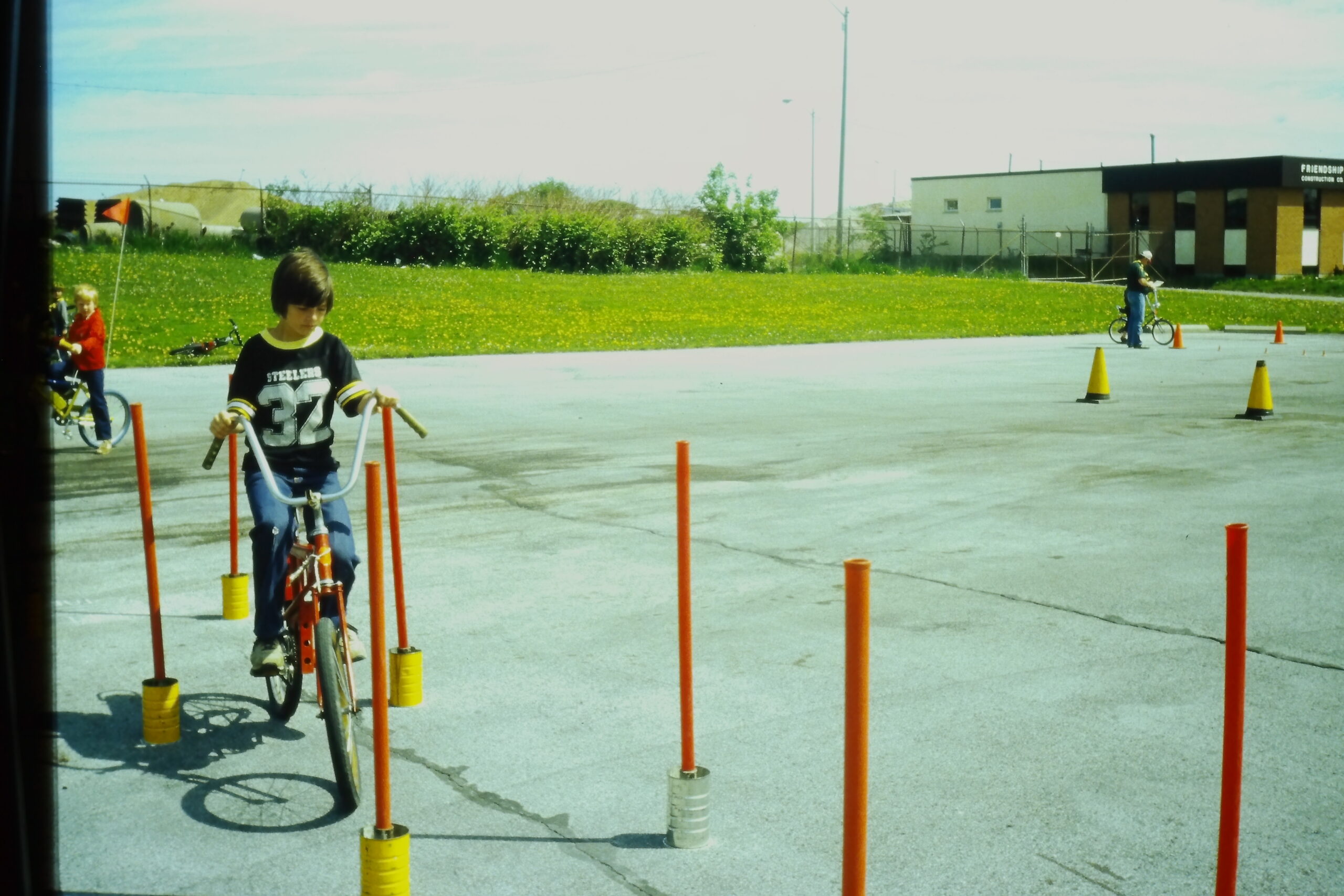 8th K Cub Melville Martyn on bike