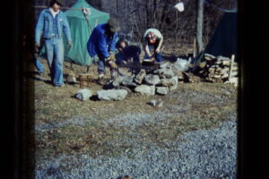 Scouts cooking