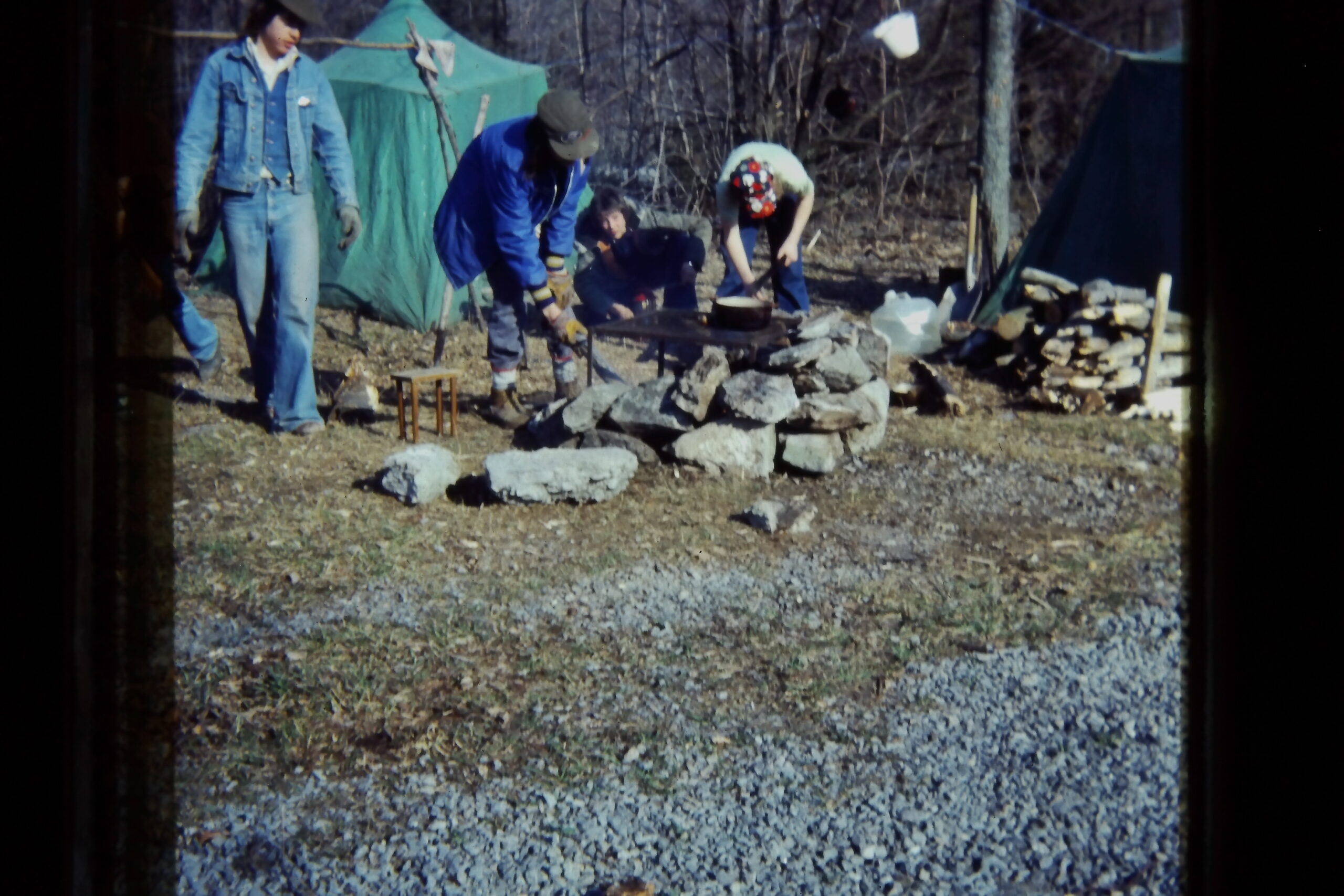 Scouts cooking
