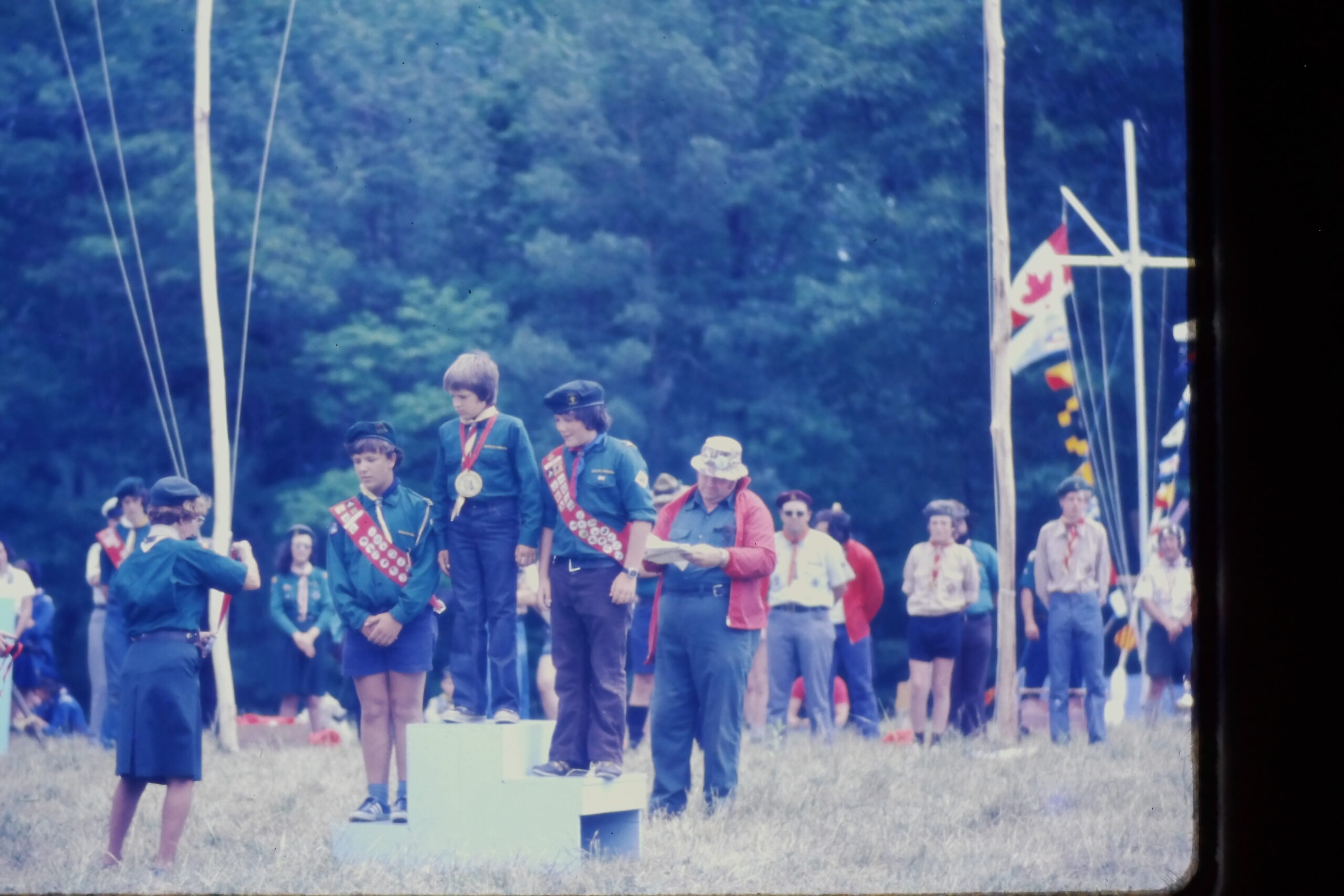Medal presentation