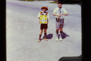 Perry and Miram Young at 1st Portsmouth bottle drive
