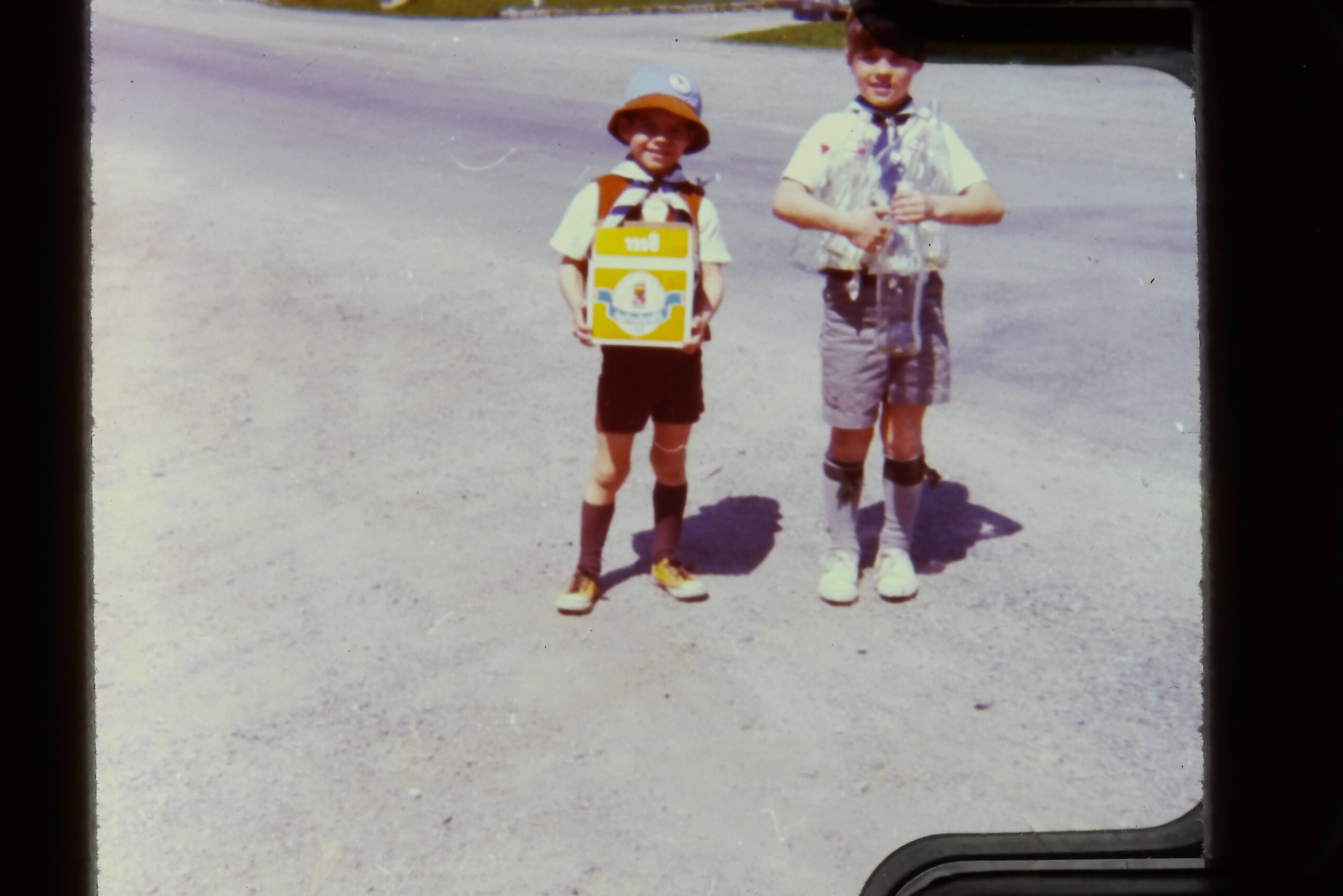 Perry and Miram Young at 1st Portsmouth bottle drive