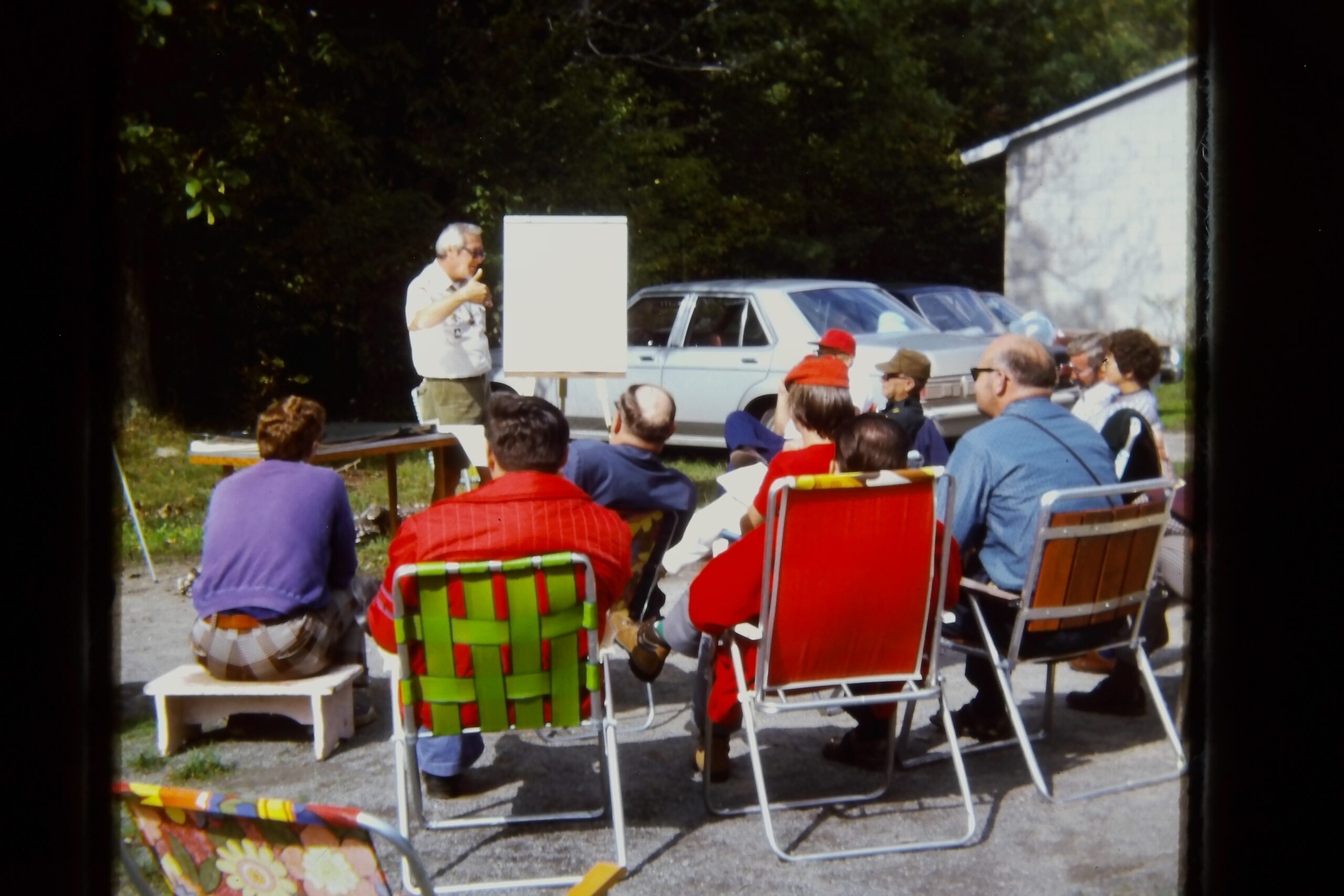 Group in session with Alex Thompson