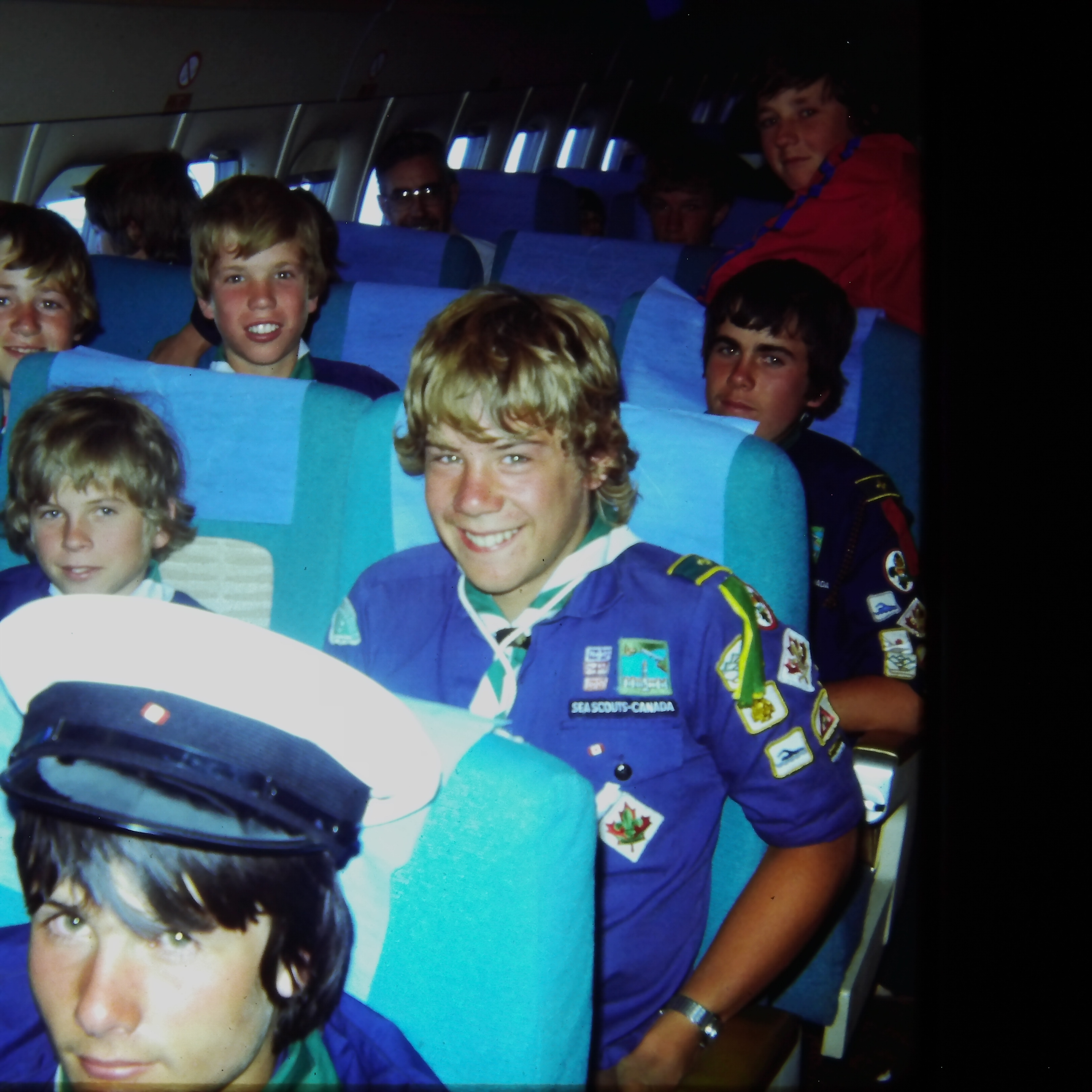 Scouts on Plane