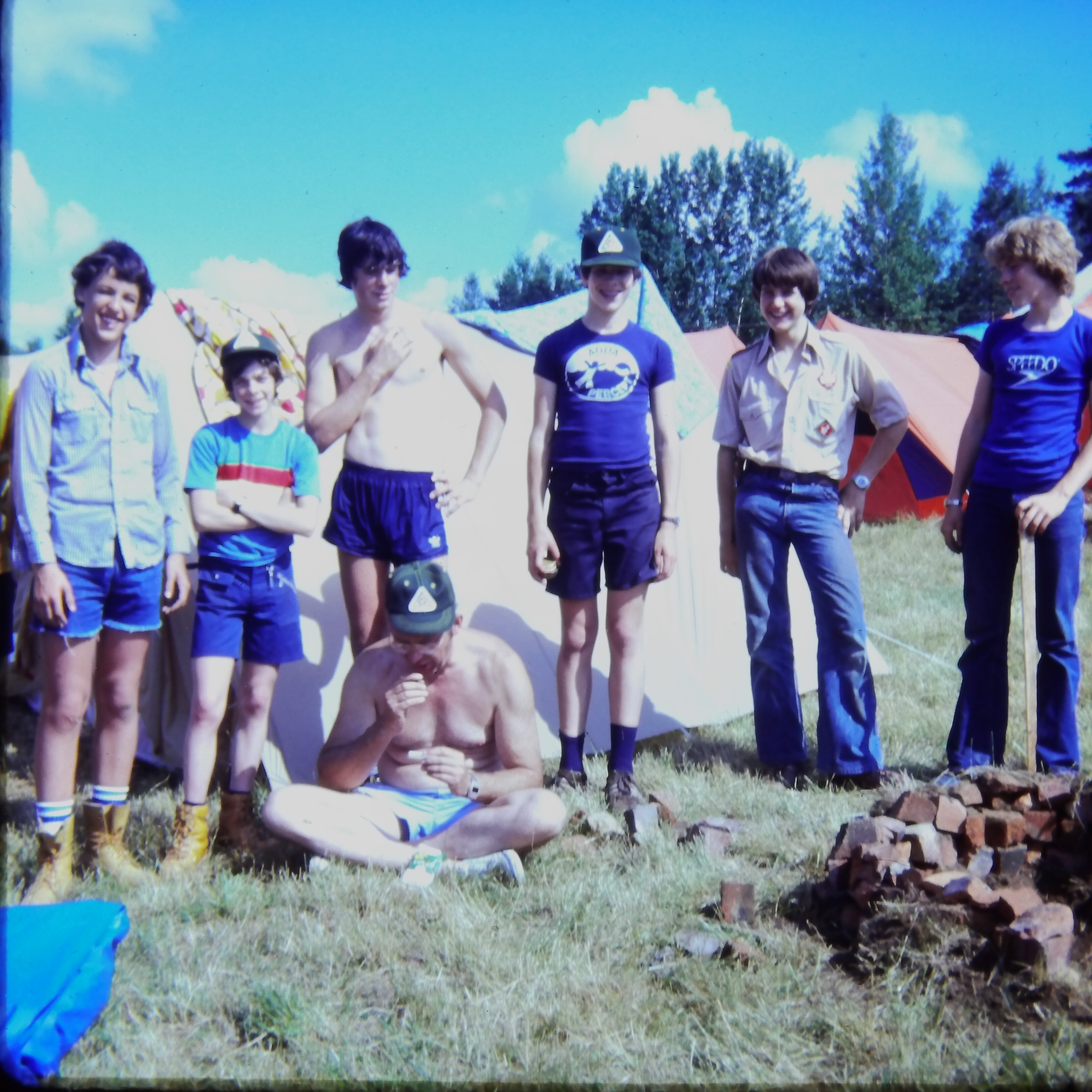 Kingston Scouts Gordon Keith and Stephen Chaman