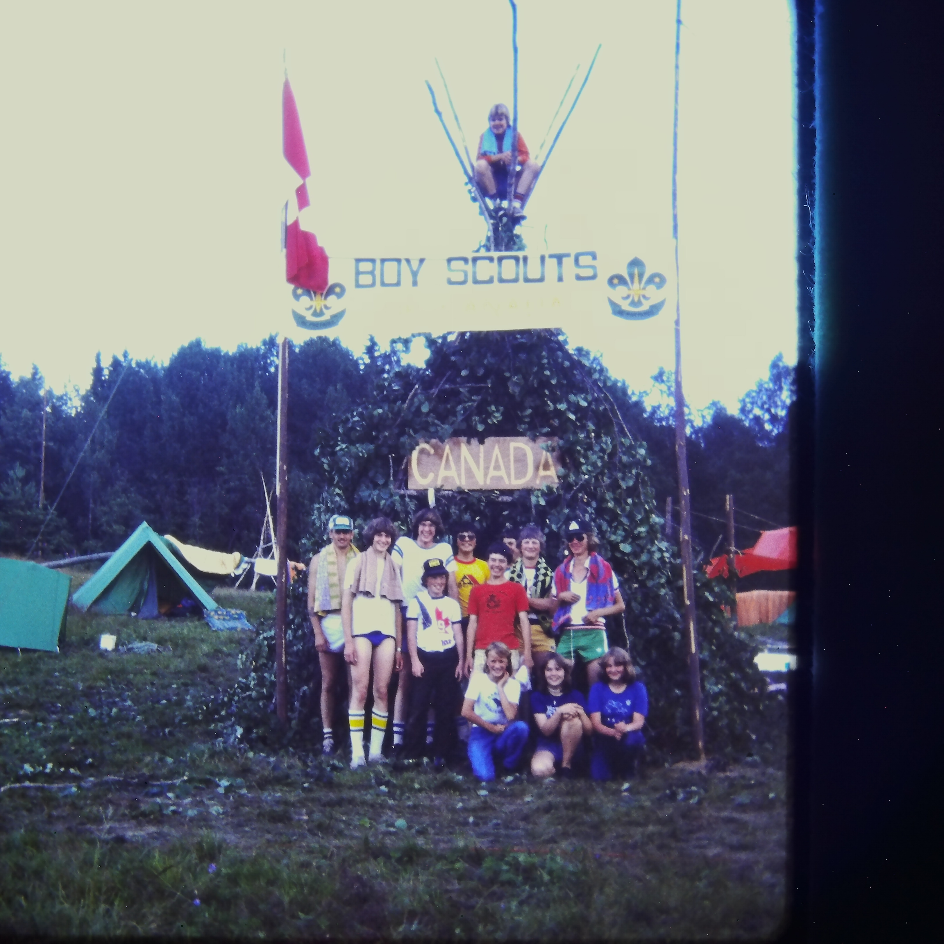 Maple Leaf region with Swedish Girl Scouts